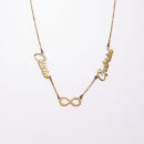 Two Name Necklace With Infinity