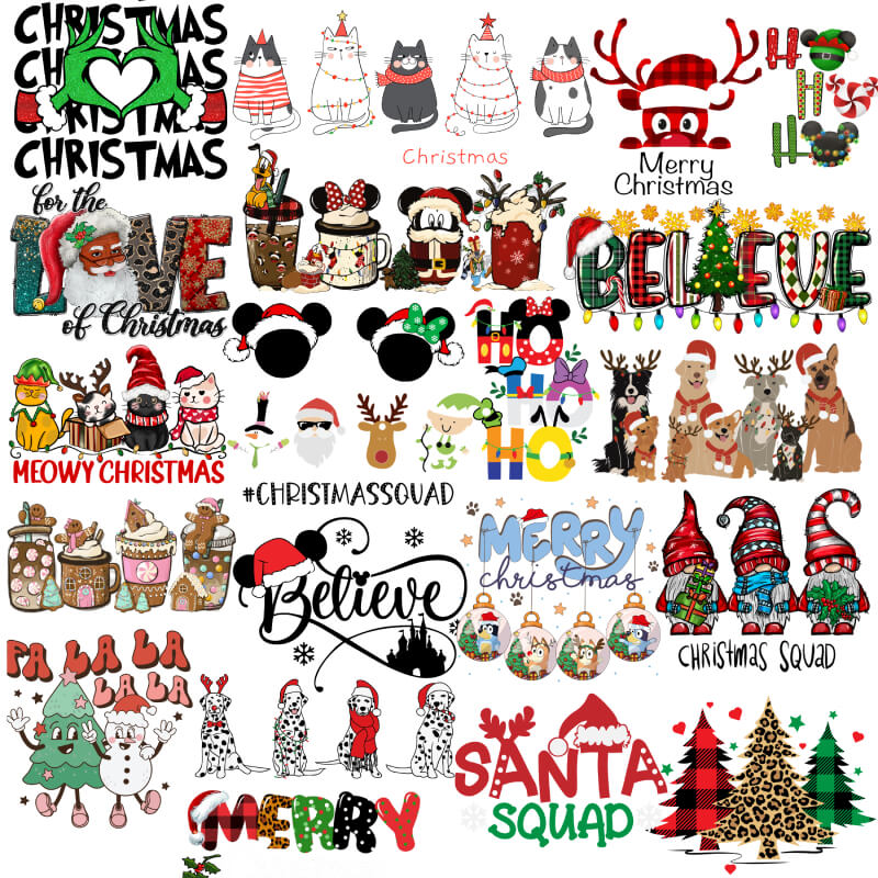 Christmas Desings, Your Favorite Characters, Christmas Mood, Designs for T-Shirts & Sweatshirts & Hoodies